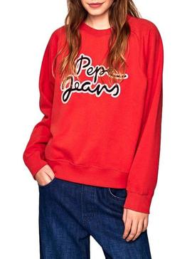 Sudadera Pepe Jeans Bonnie Rojo Mujer