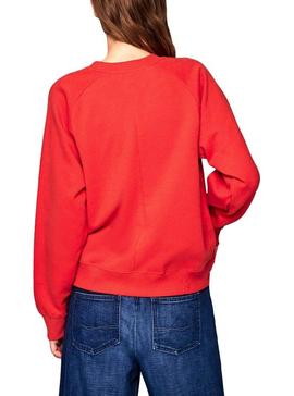 Sudadera Pepe Jeans Bonnie Rojo Mujer