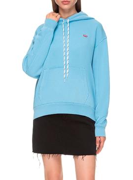 Sudadera Levis Unbasic Azul Mujer