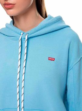 Sudadera Levis Unbasic Azul Mujer