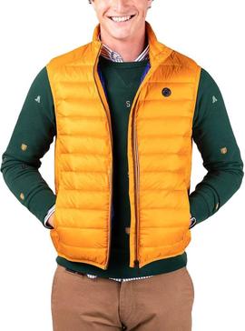 Chaleco El Ganso Down Basic Amarillo Para Hombre