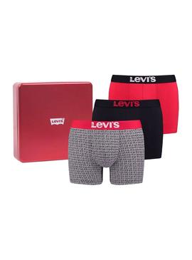 Pack Calzoncillos Levis Giftbox Logo Para Hombre