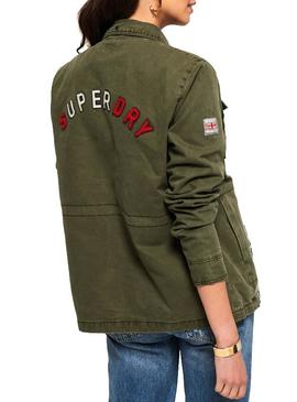 Parka Superdry Rookie Varisity Khaki