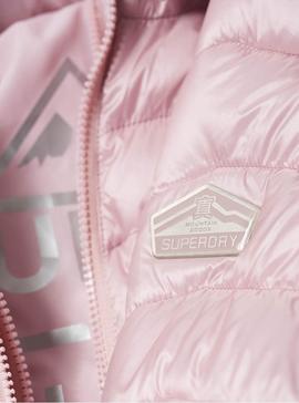 Chaqueta Superdry Luxe Chevron Rosa