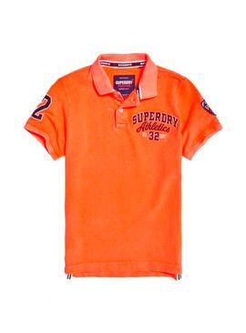 Polo Superdry Superstate Naranja Hombre