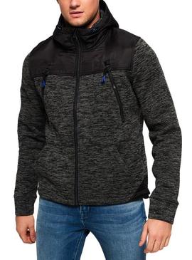 Chaqueta Superdry Mountain Negro Para Hombre