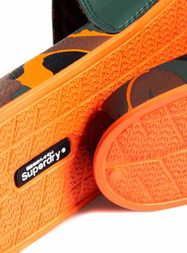 Chanclas Superdry AOP Beach Naranja Hombre