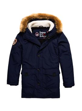 Parka Superdry Everest Marino Para Hombre