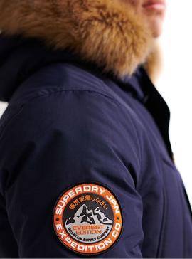 Parka Superdry Everest Marino Para Hombre