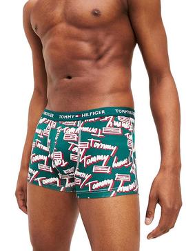 Calzoncillos Tommy Hilfiger Flag Verde Para Hombre