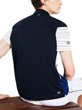 Polo Lacoste Sport Colorblock Azul Hombre