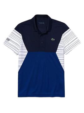 Polo Lacoste Sport Colorblock Azul Hombre