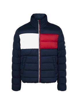 Cazadora Tommy Jeans Essential Down Marino Hombre