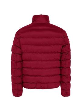 Cazadora Tommy Jeans Essential Down Rojo Hombre