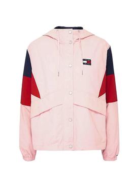 Cortavientos Tommy Jeans Colorblock Panel Mujer