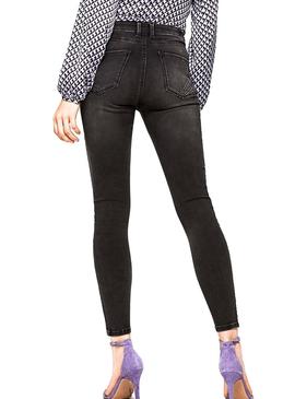 Vaquero Pepe Jeans Regent Gold Negro Mujer