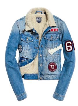 Cazadora Superdry Sherpa Denim