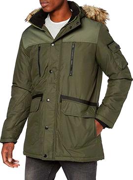 Cazadora Jack and Jones Globe Verde Hombre