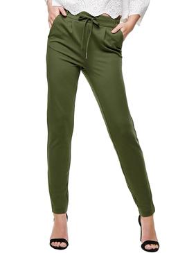 Pantalones Only Poptrash Easy Verde Para Mujer
