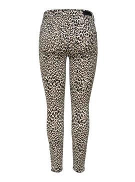 Pantalones Only Nine Ester Leopardo Para Mujer