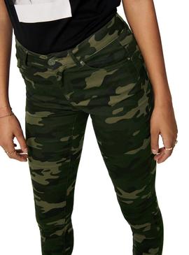 Pantalones Only Nine Ester Camuflaje Para Mujer