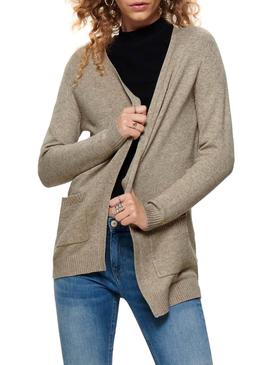 Chaqueta Only Lesly Beige Para Mujer