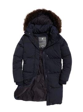 Parka Superdry Cocoon Marino Para Mujer