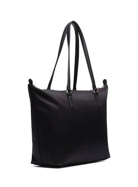 Bolso Tommy Hilfiger Poppy Tote Negro Mujer