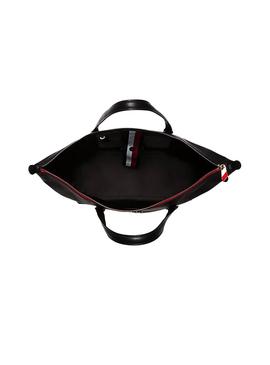 Bolso Tommy Hilfiger Poppy Tote Negro Mujer