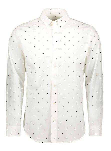 Camisa Jack and Jones Aop Blanco Para Hombre