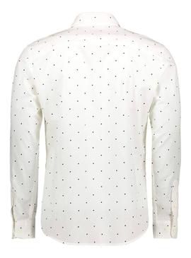 Camisa Jack and Jones Aop Blanco Para Hombre