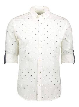 Camisa Jack and Jones Aop Blanco Para Hombre