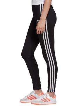 Mallas Adidas 3 STR Negro Para Mujer