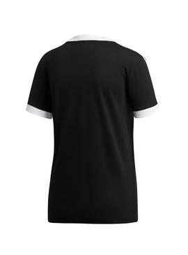 Camiseta Adidas 3 STR Negro Para Mujer