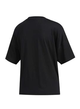 Camiseta Adidas Logo Negro Para Mujer
