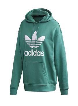 Sudadera Adidas TRF Hoodie Verde Para Mujer