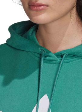 Sudadera Adidas TRF Hoodie Verde Para Mujer