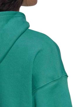 Sudadera Adidas TRF Hoodie Verde Para Mujer