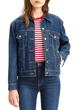 Cazadora Vaquera Levis Snoopy Peanuts Mujer