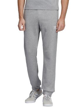 Pantalón Adidas Trefoil Gris Para Hombre