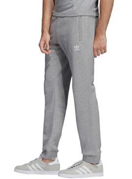 Pantalón Adidas Trefoil Gris Para Hombre