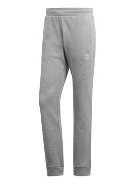 Pantalón Adidas Trefoil Gris Para Hombre