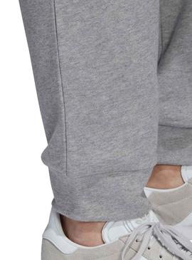 Pantalón Adidas Trefoil Gris Para Hombre