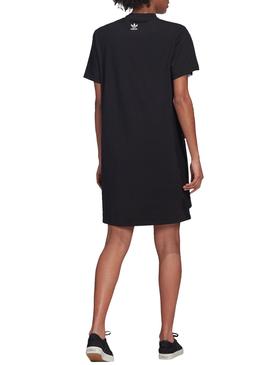 Vestido Adidas Logo Negro Para Mujer