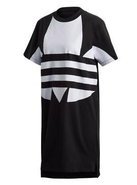 Vestido Adidas Logo Negro Para Mujer