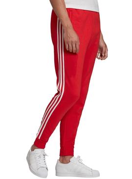 Pantalones Adidas 3-STRIPES Rojo Para Hombre