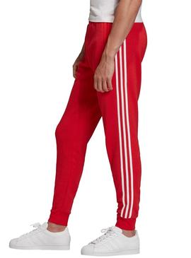 Pantalones Adidas 3-STRIPES Rojo Para Hombre