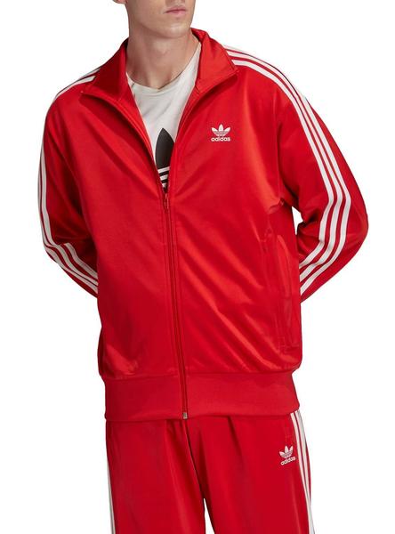 Prueba ritmo Pence Chaqueta Adidas Firebird Rojo Para Hombre