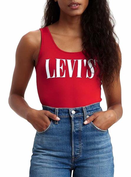 Levis Graphic Serif Rojo Para