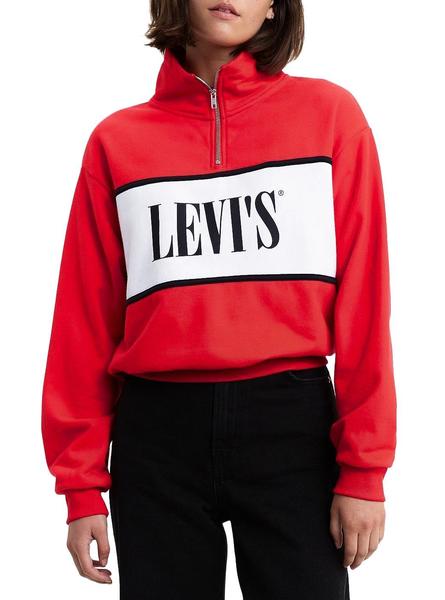 Levis Serif Logo Rojo Para Mujer